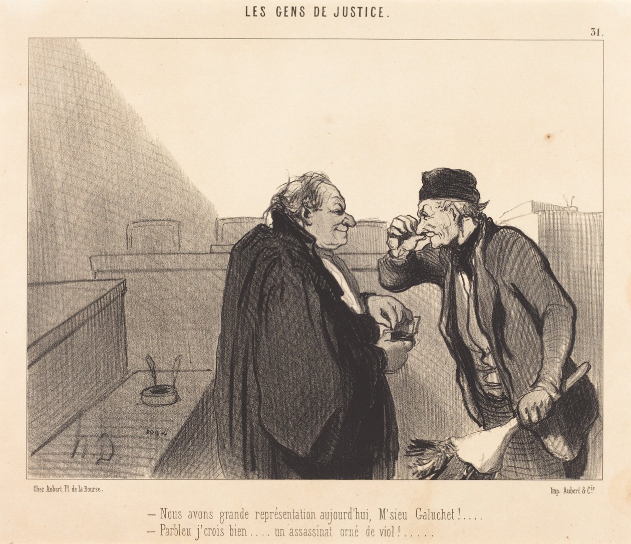 Vi har en stor forestilling i dag af Honoré Daumier