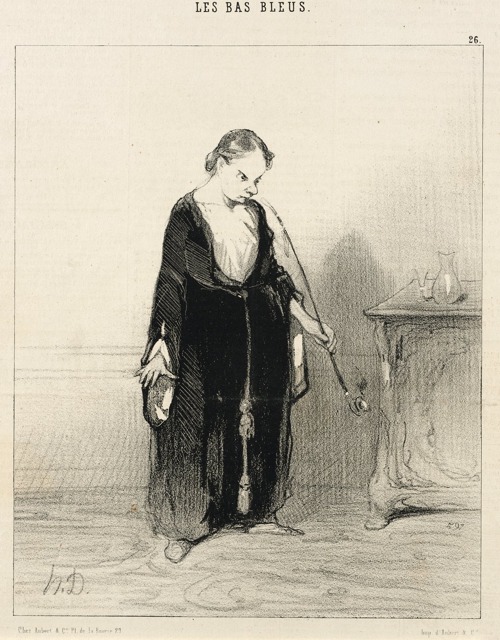 Åh, opiumets glæde, hvor du dog henriver mig!... af Honoré Daumier