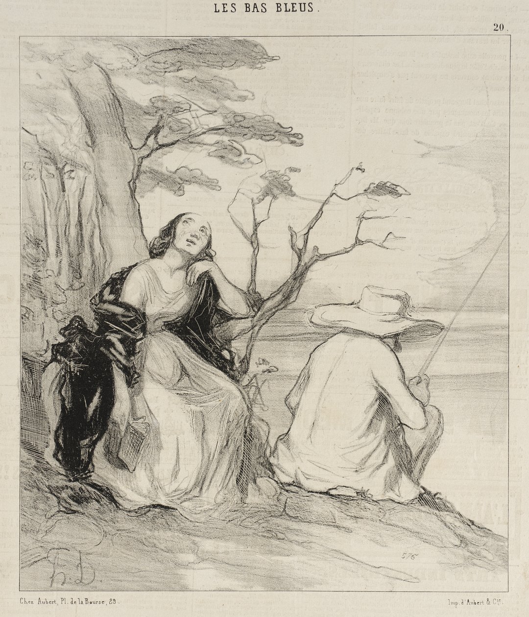 Åh smerte!... at have drømt... om en ægtemand... af Honoré Daumier