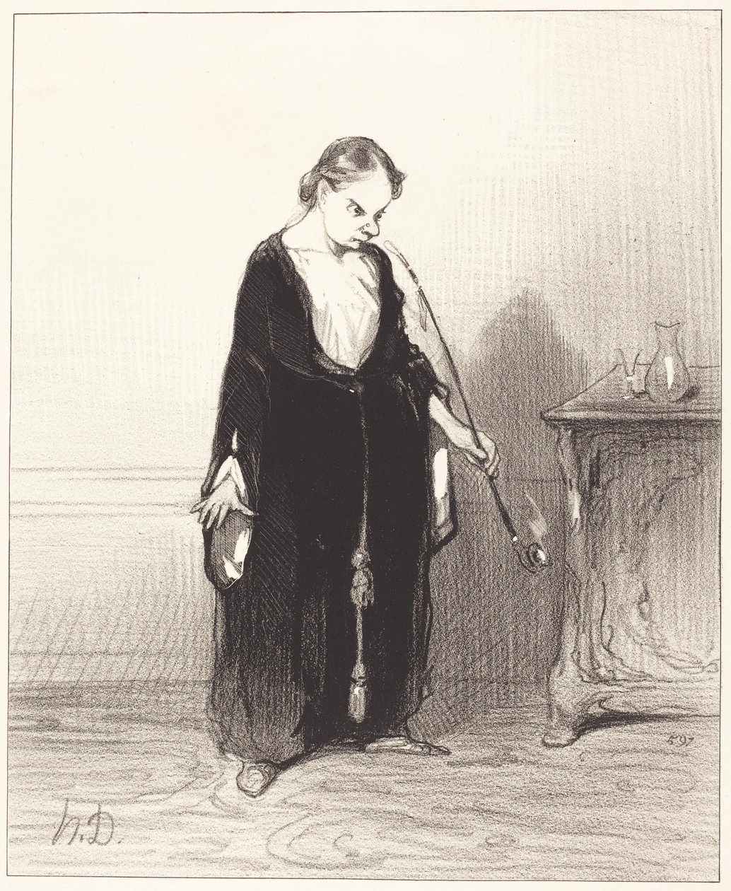 O fornøjelse af opiumet, som du henrykker fra mig!... af Honoré Daumier