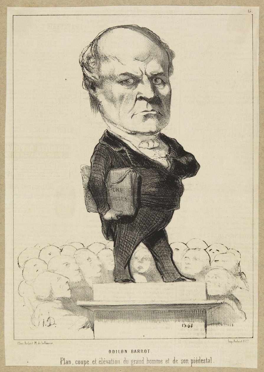 «Odilon Barrot» af Honoré Daumier