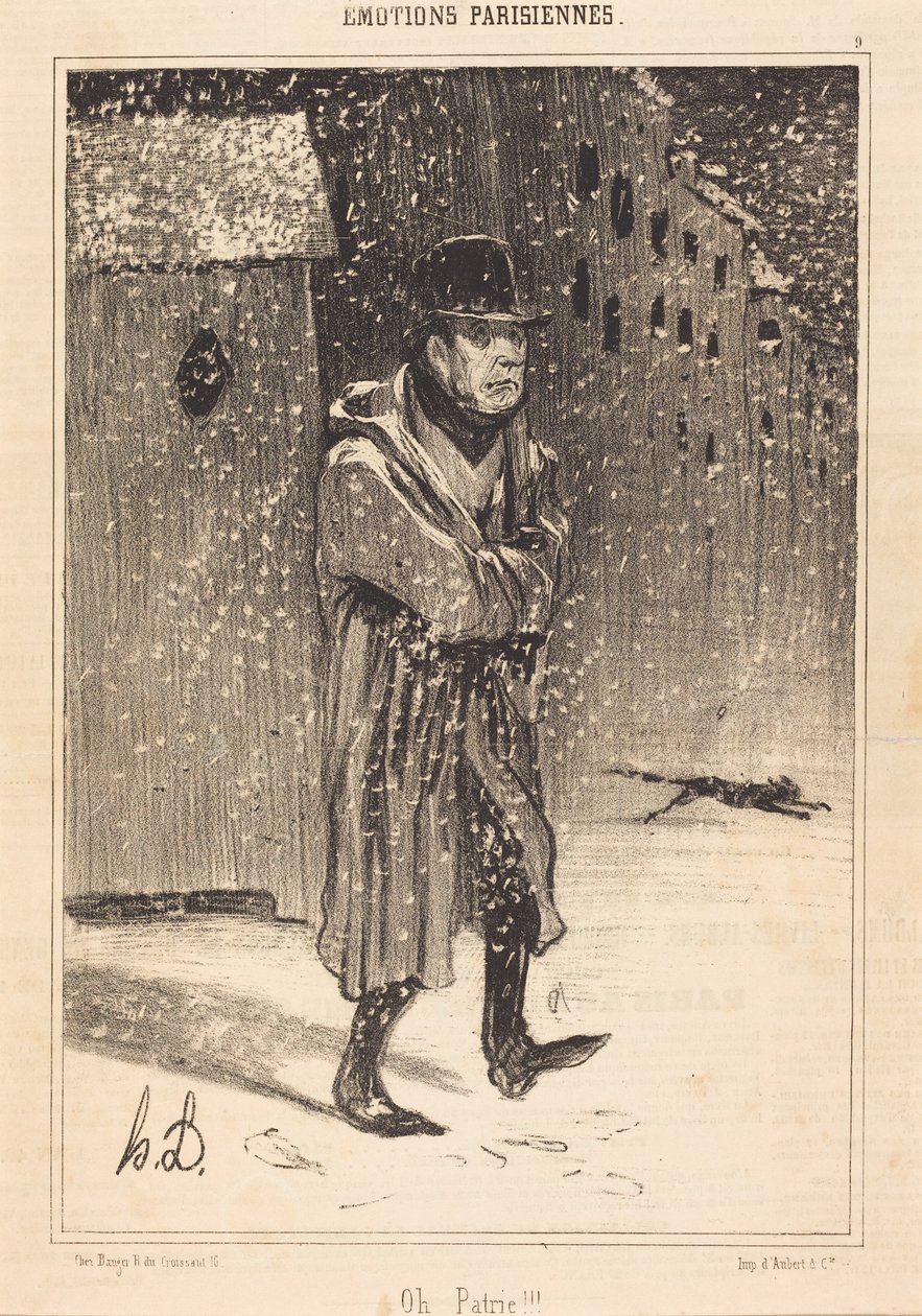 Åh fædreland!!! af Honoré Daumier