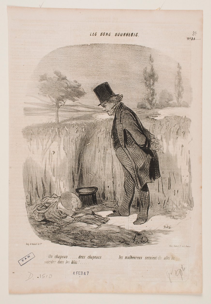 Én hat... To hatte... af Honoré Daumier