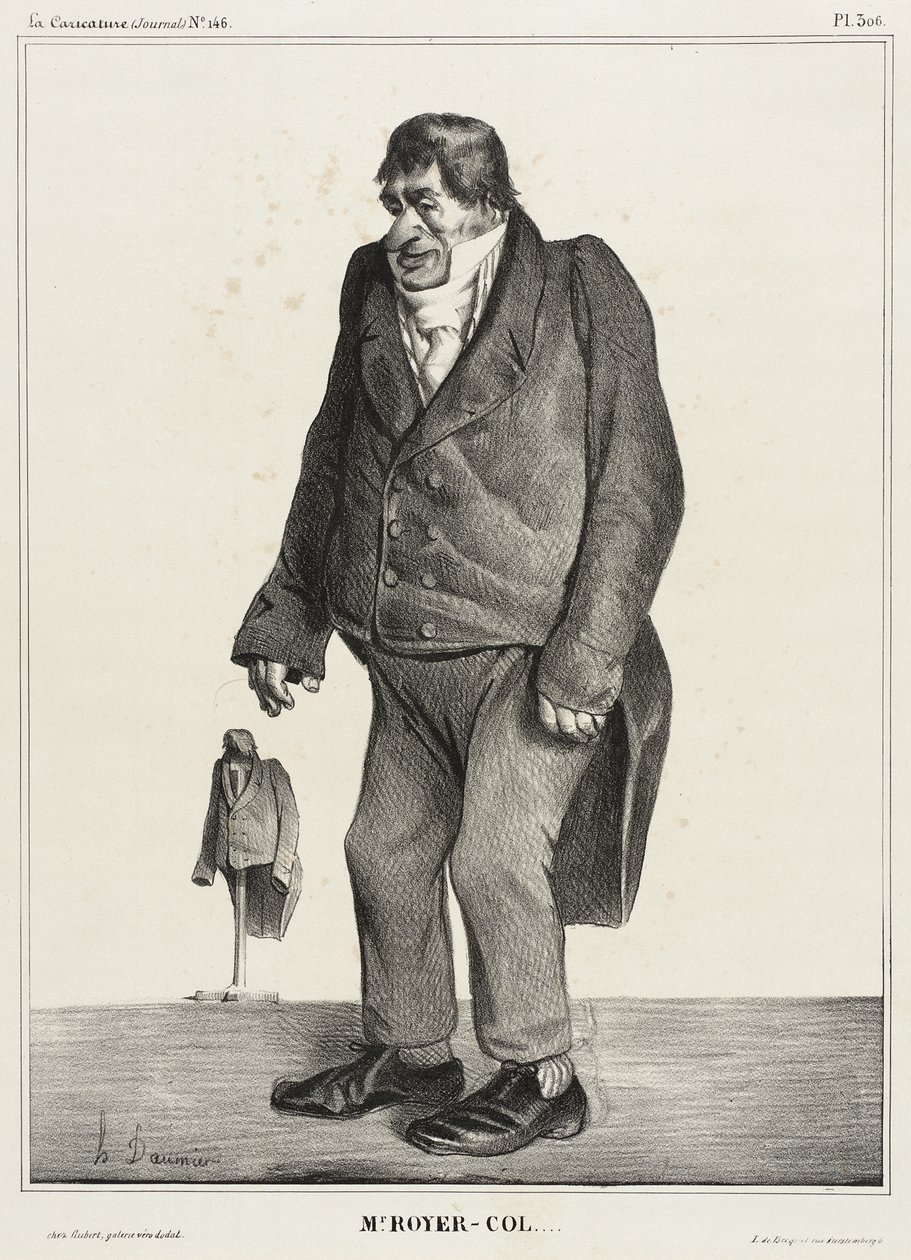 P.P. Royer-Collard af Honoré Daumier