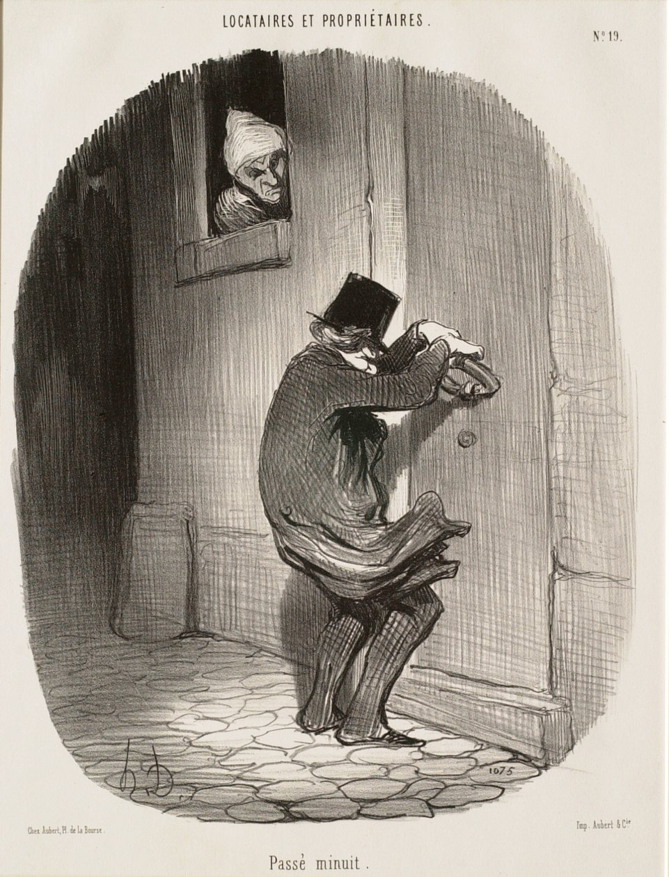 Efter midnat af Honoré Daumier