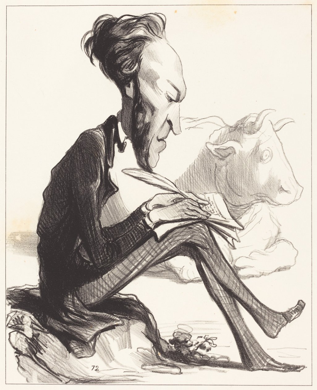 Ph. Auguste Demesmay af Honoré Daumier