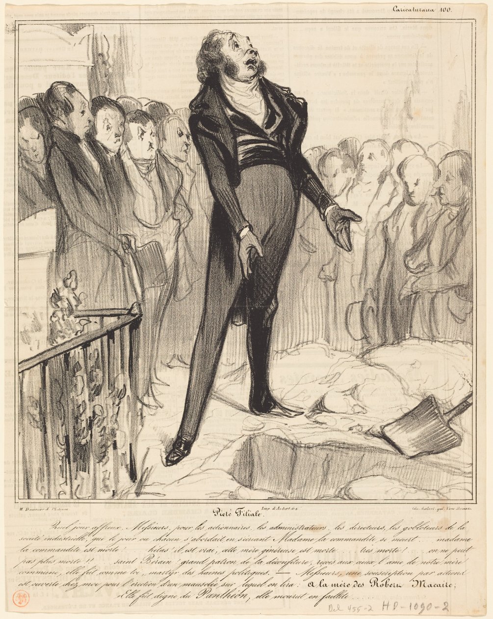 Barnlig fromhed af Honoré Daumier
