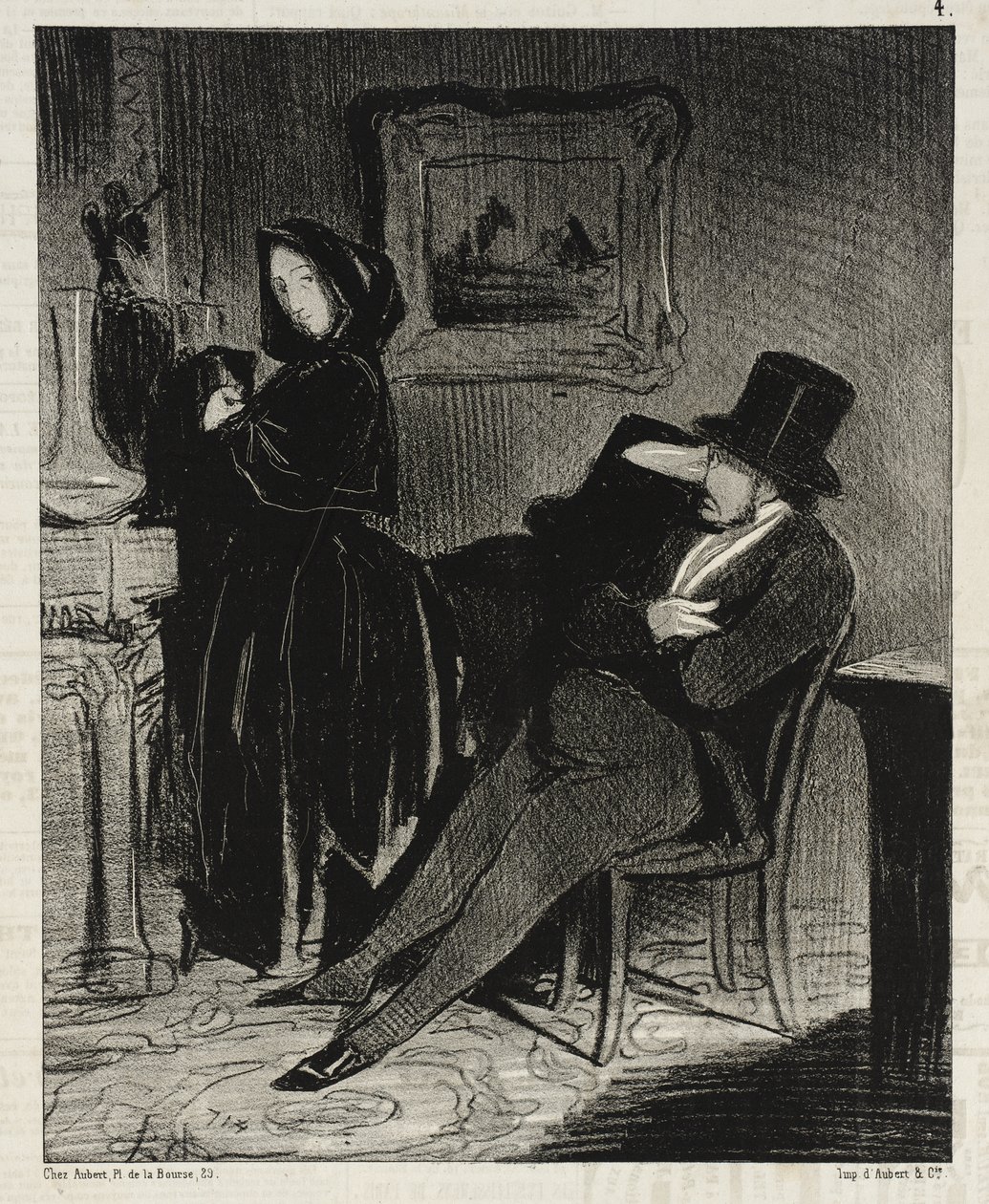 Oftere end jeg vil føre dig... til bal... af Honoré Daumier