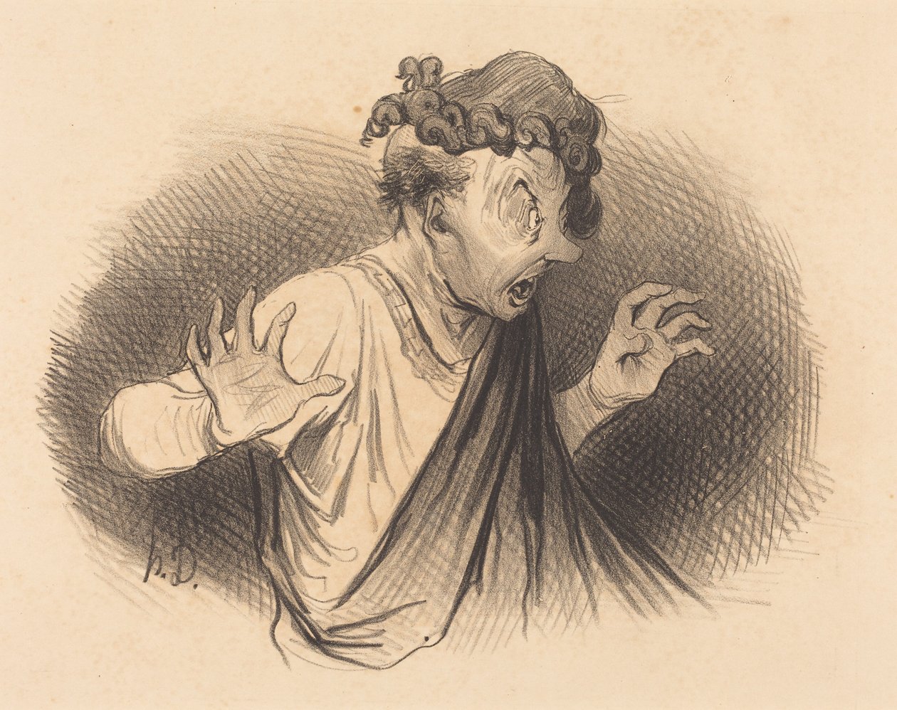 Hvem er disse slanger til... af Honoré Daumier
