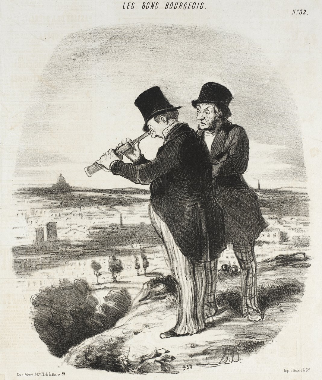 For en smuk udsigt, her er en smuk udsigt! af Honoré Daumier