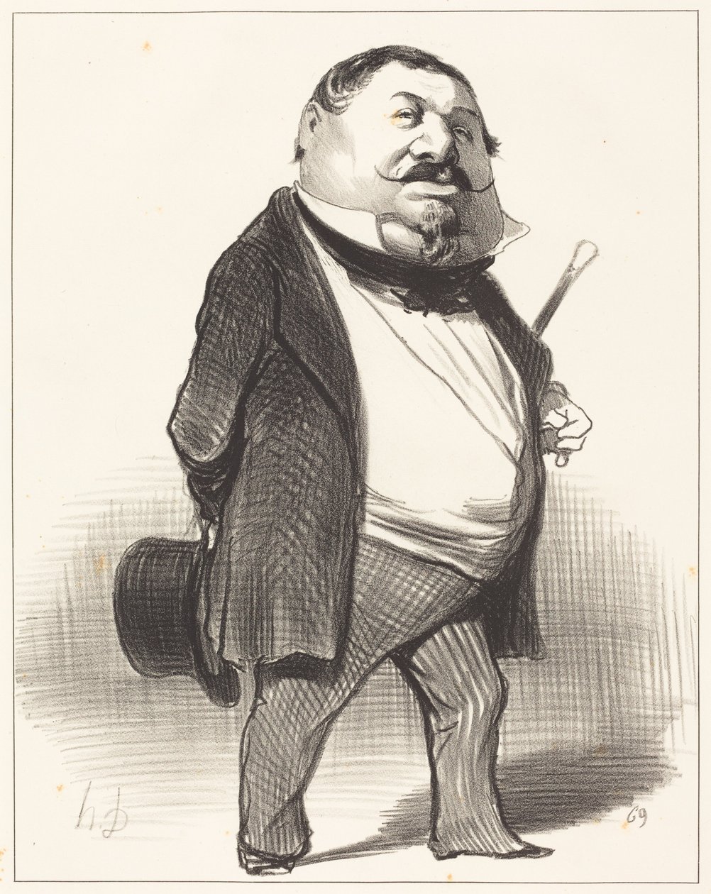 Prins Lucien Murat af Honoré Daumier