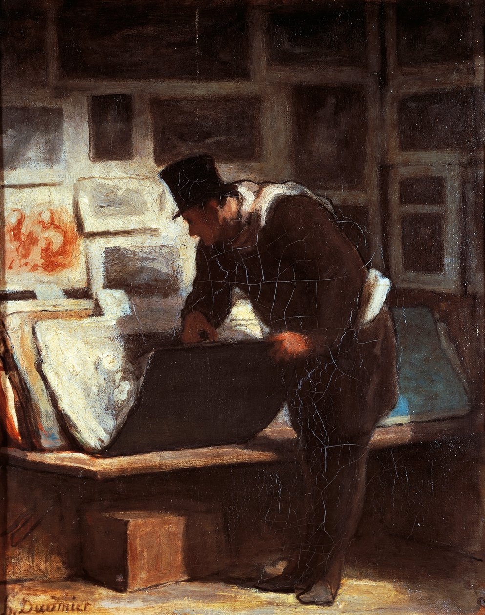 Trykelsker, af Honore Daumier (1808-1879) af Honoré Daumier