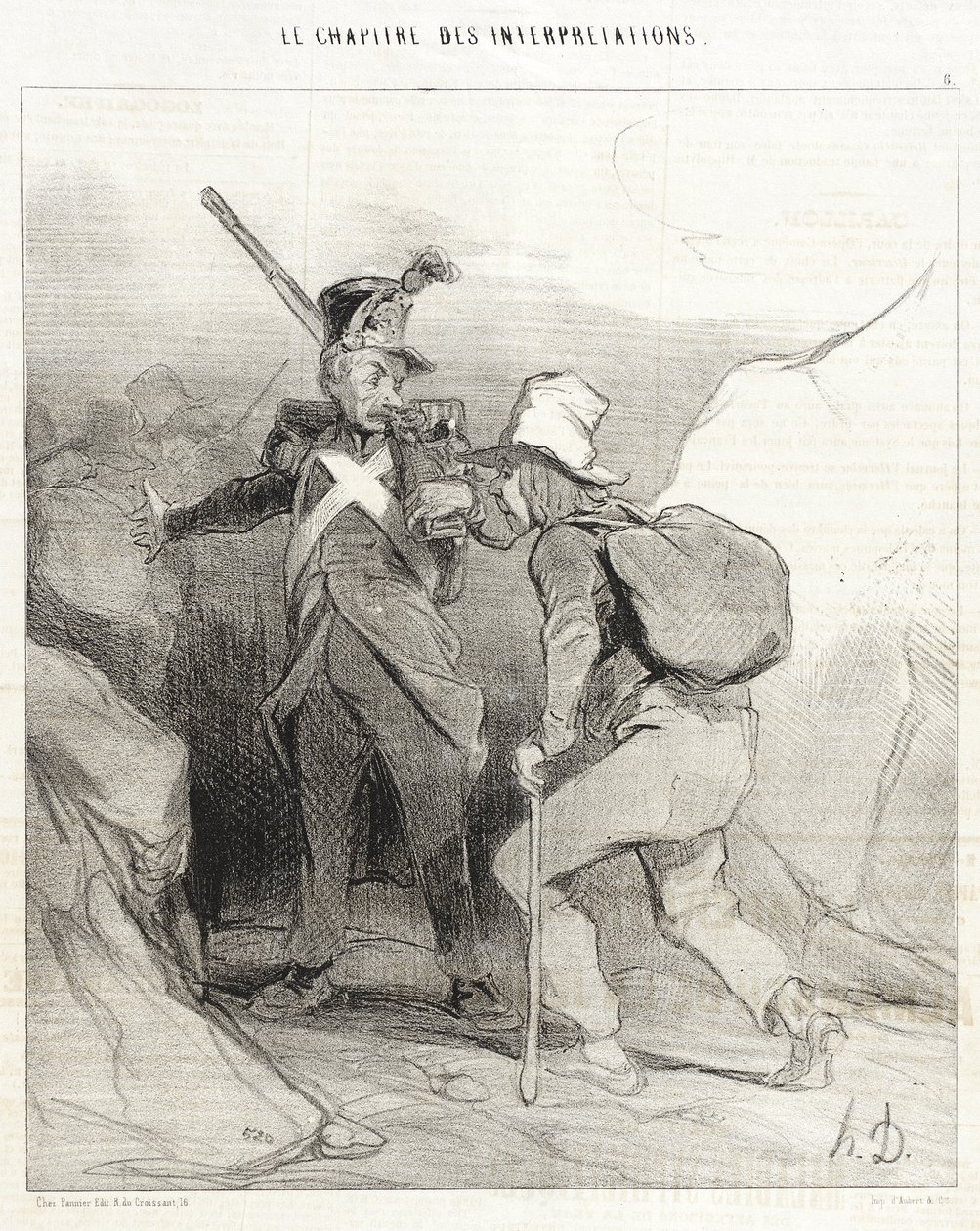 Da du var i din landsby, ville du have... af Honoré Daumier