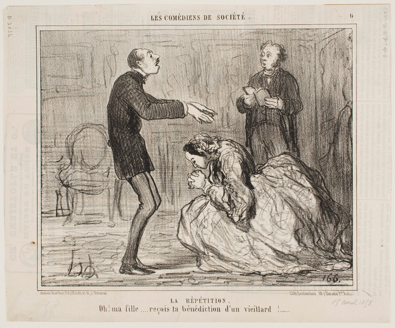 Prøve af Honoré Daumier