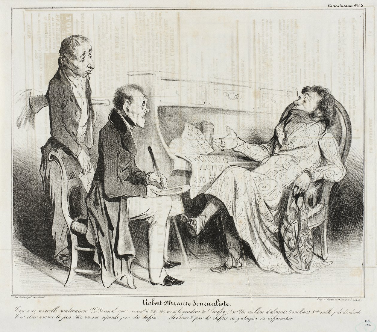 Robert Macaire, journalist af Honoré Daumier