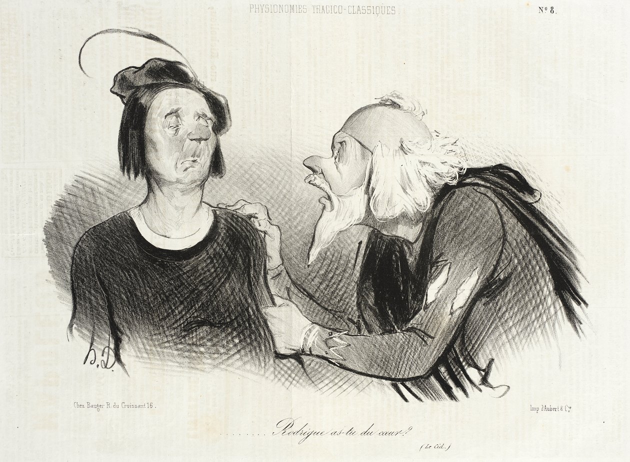 Rodrigue, har du mod? (Le Cid) af Honoré Daumier