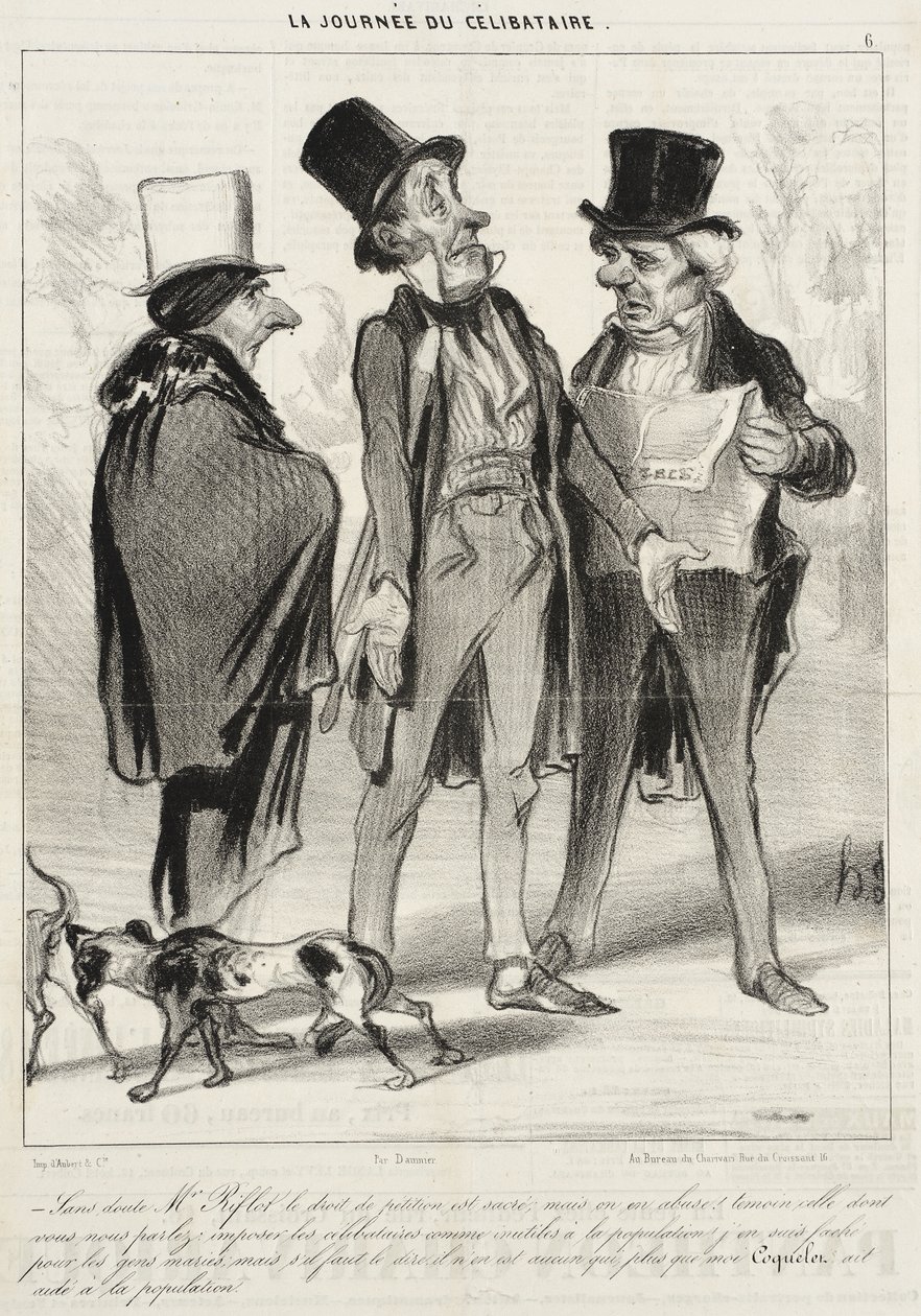Uden tvivl hr. Riflot, loven... af Honoré Daumier