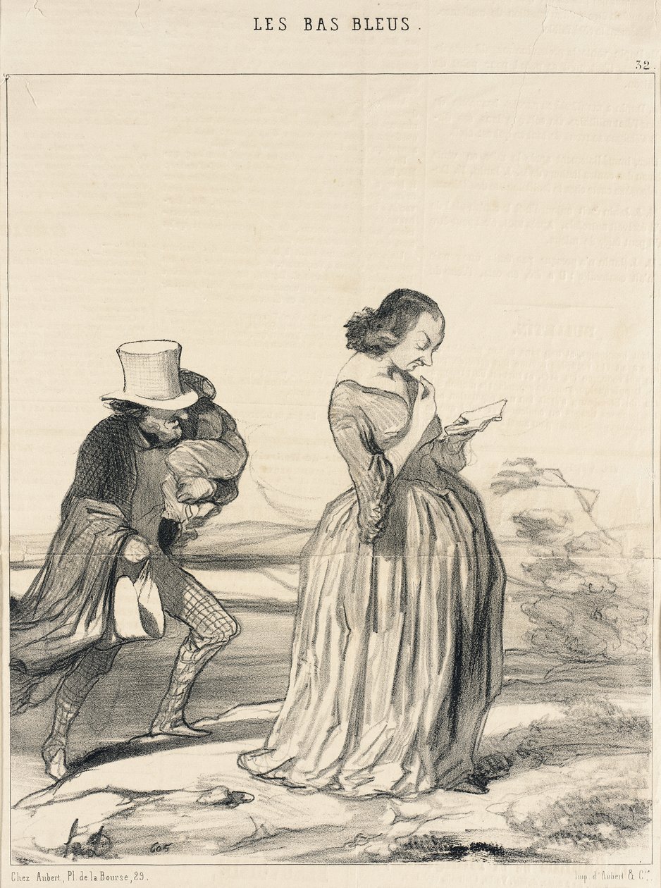 Sørens også! ... Hvor jeg dog ville ønske ... at min kone var færdig ... af Honoré Daumier