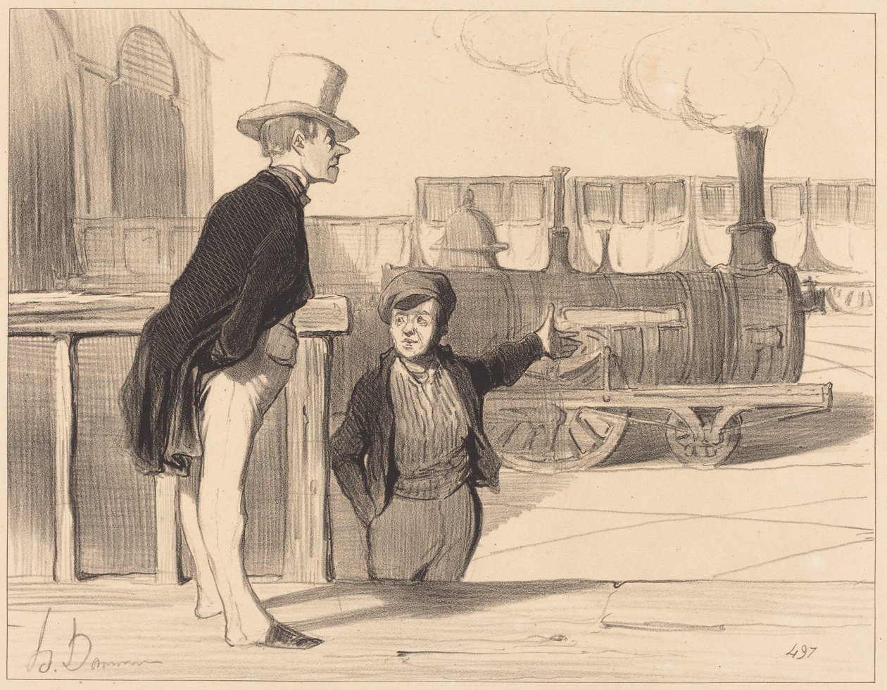 Om min maskine er god? Det kan du tro... af Honoré Daumier