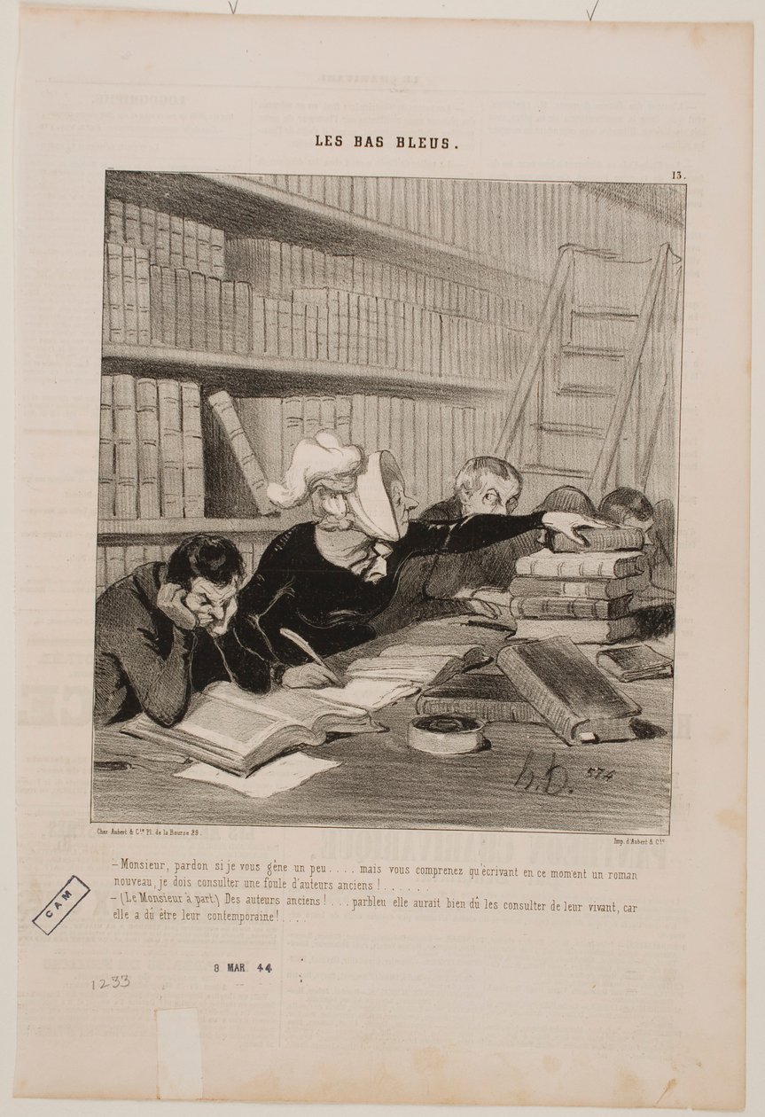 Undskyld at jeg forstyrrer Dem, hr.... af Honoré Daumier