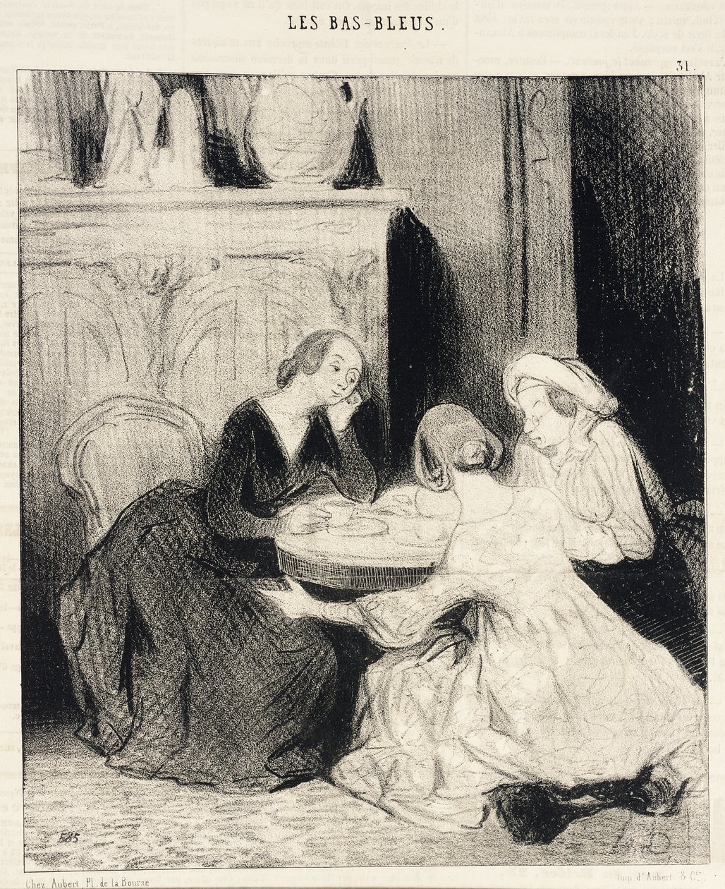 Følg nøje mit ræsonnement, Eudoxie... af Honoré Daumier