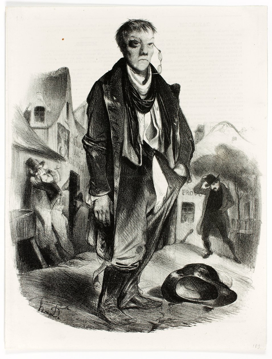 Den berusede af Honoré Daumier