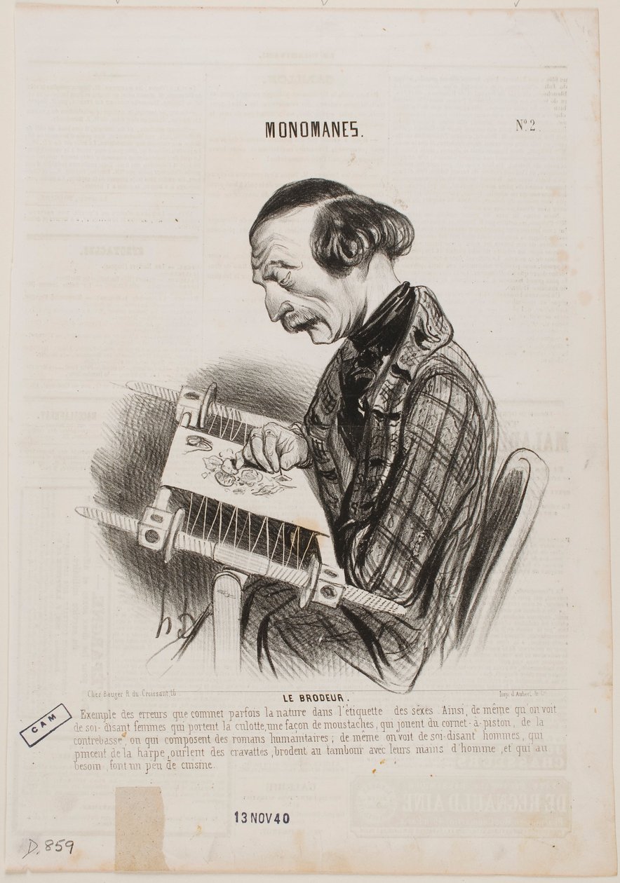 Broderersken af Honoré Daumier