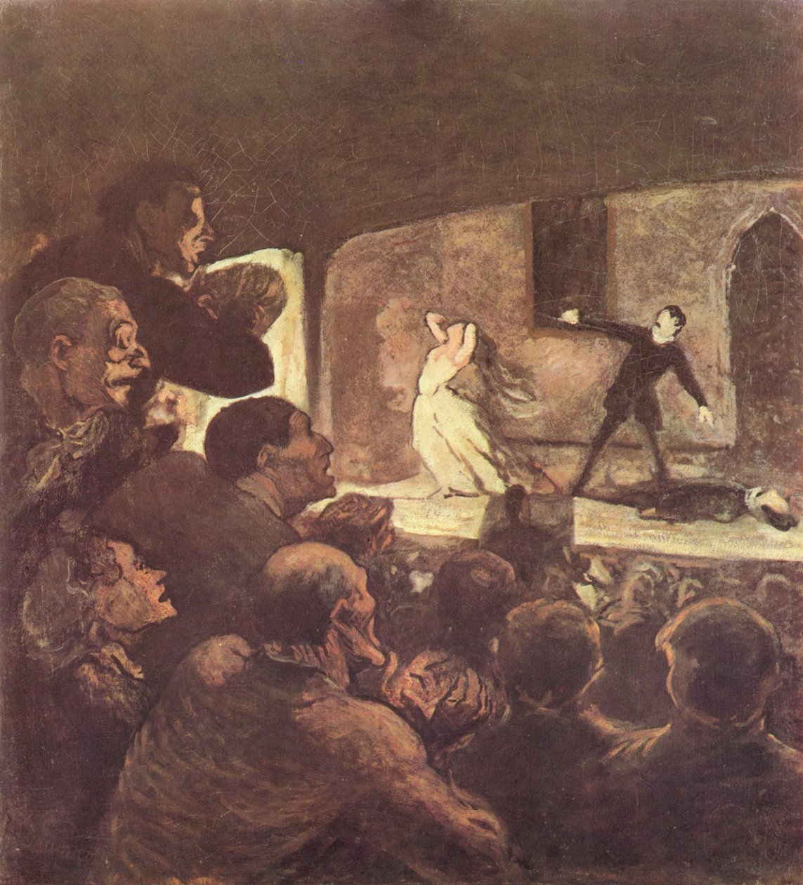 Melodramaet af Honoré Daumier