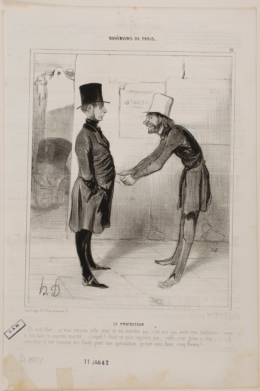 Mæcenen af Honoré Daumier