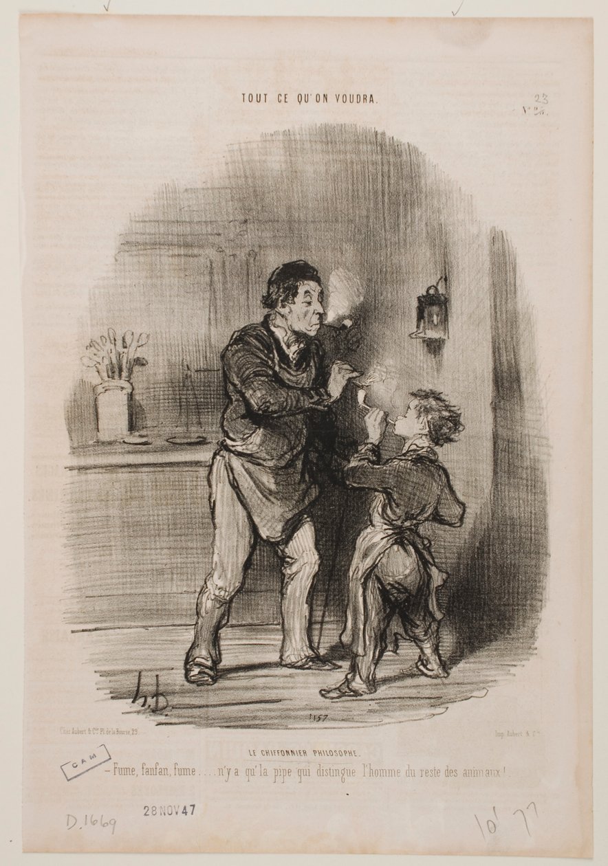 Den filosofiske kludesamler af Honoré Daumier