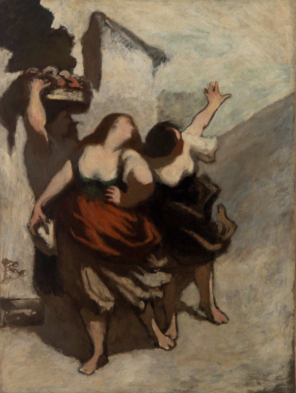 The Ribalds (Les Ribaudes) af Honoré Daumier