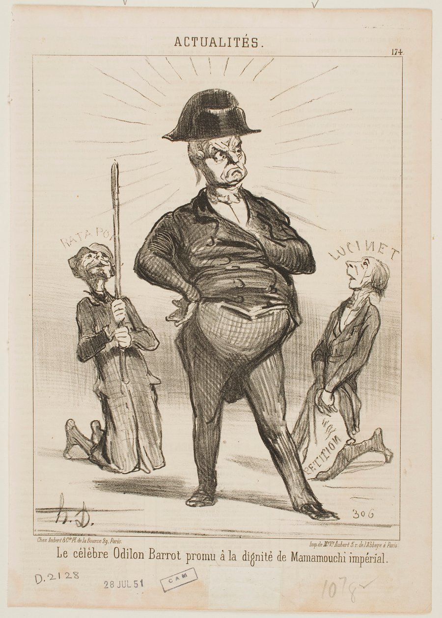 Den berømte Odilon Barrot af Honoré Daumier