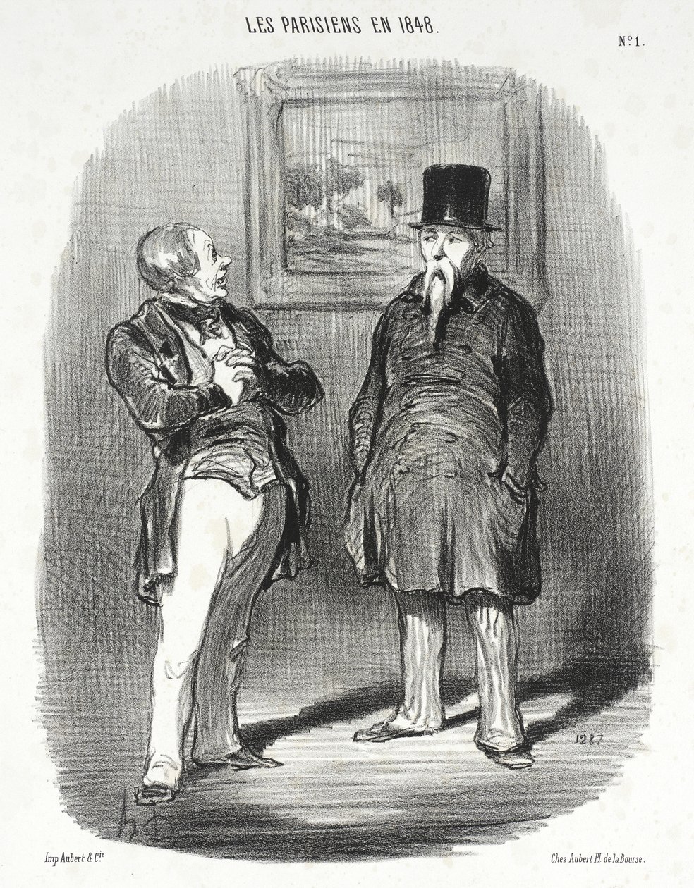 Nå... Jeg genkendte dig ikke... af Honoré Daumier