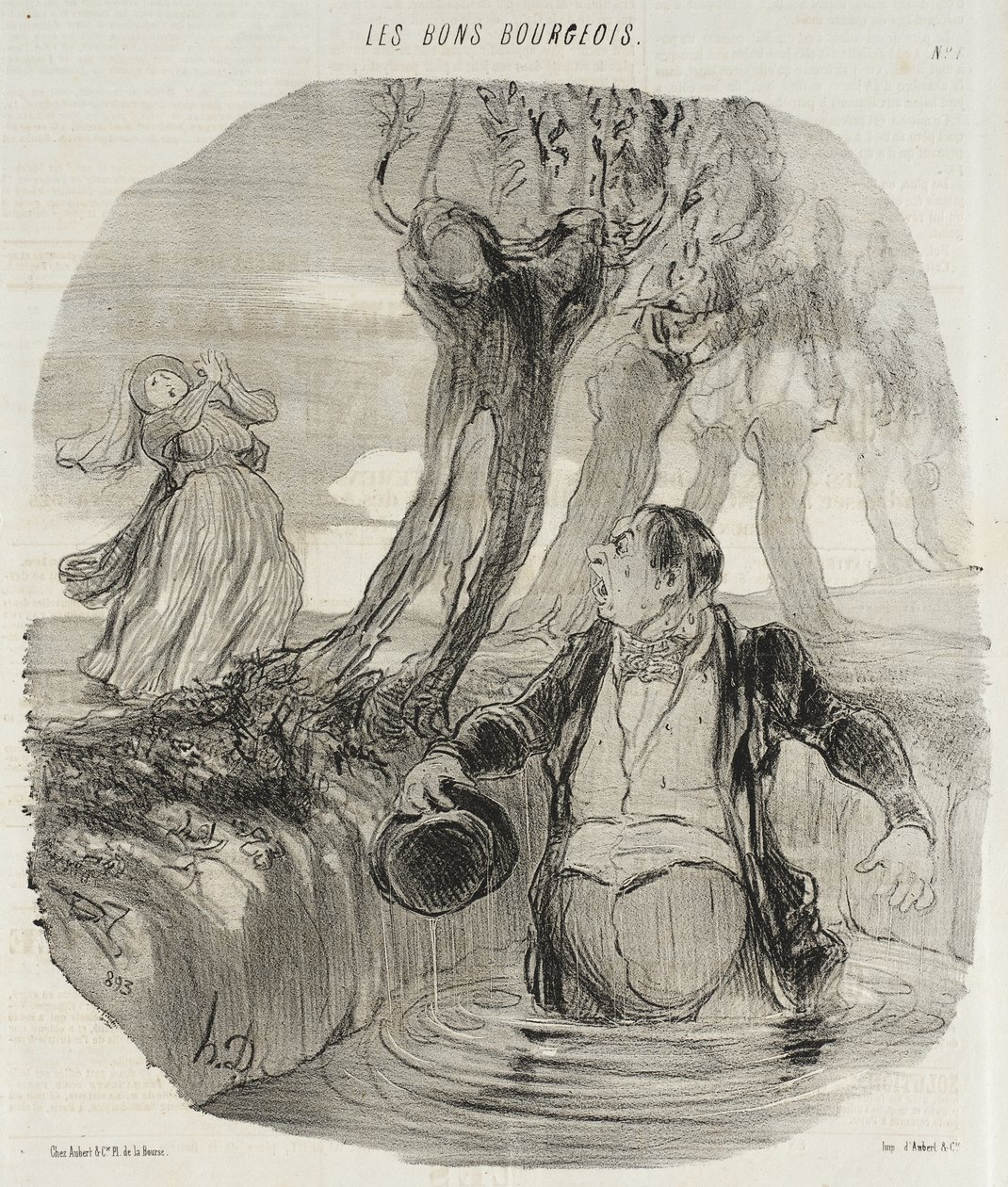 Se, Dorothée... her har det ført mig hen... af Honoré Daumier