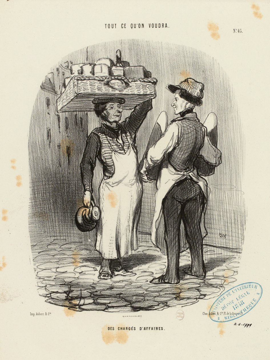 Alt, hvad man vil have nr. 43: Forretningsopgaver af Honoré Daumier