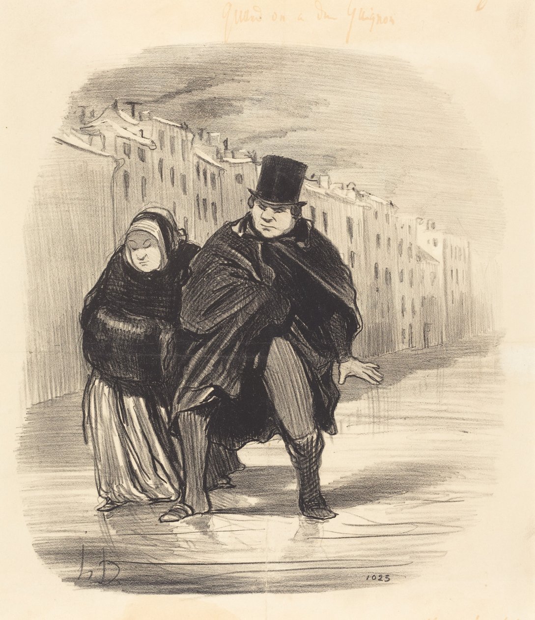 Du vil igen skælde mig ud... fordi jeg går hen for at fremsætte ønsker... af Honoré Daumier