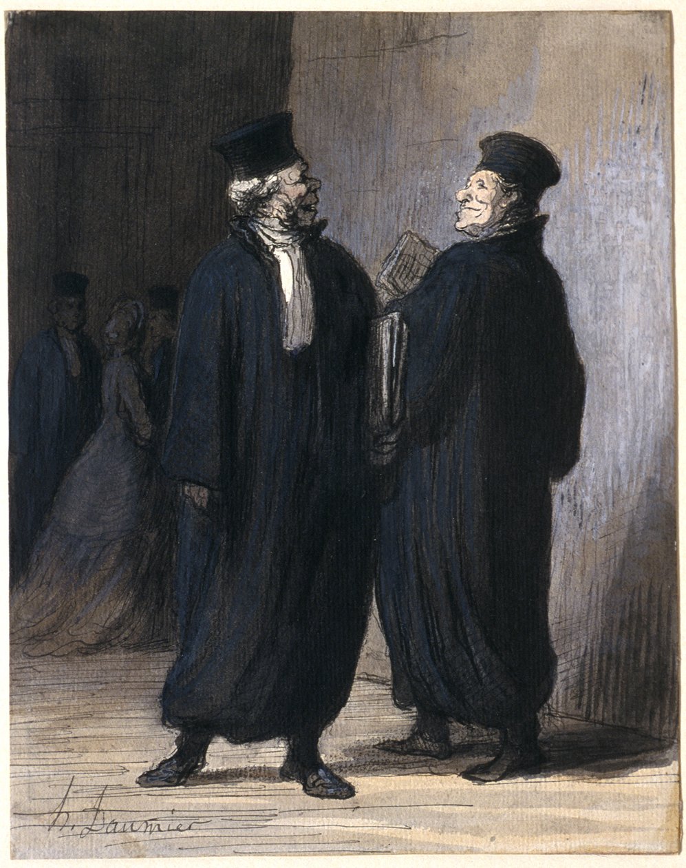 To kolleger af Honoré Daumier