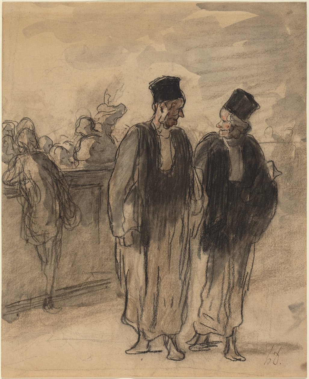 To advokater af Honoré Daumier