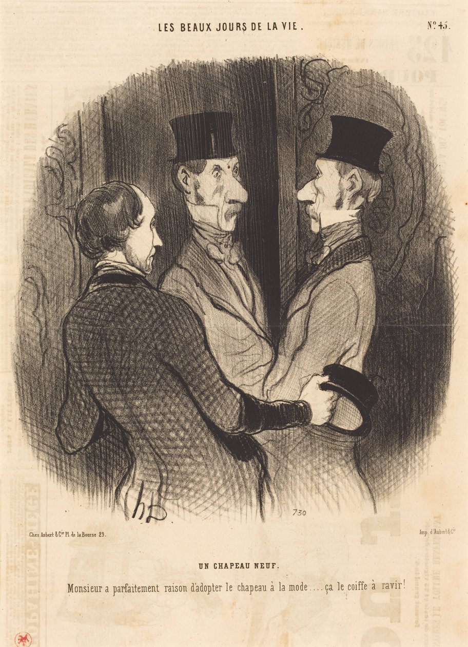 En ny hat af Honoré Daumier