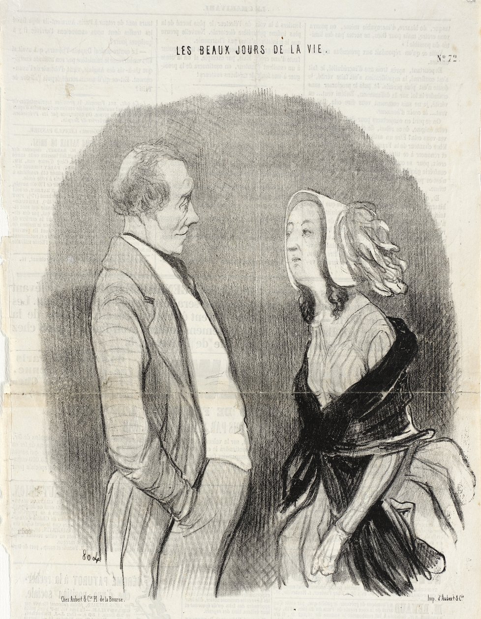 En kunstners forlovelse af Honoré Daumier