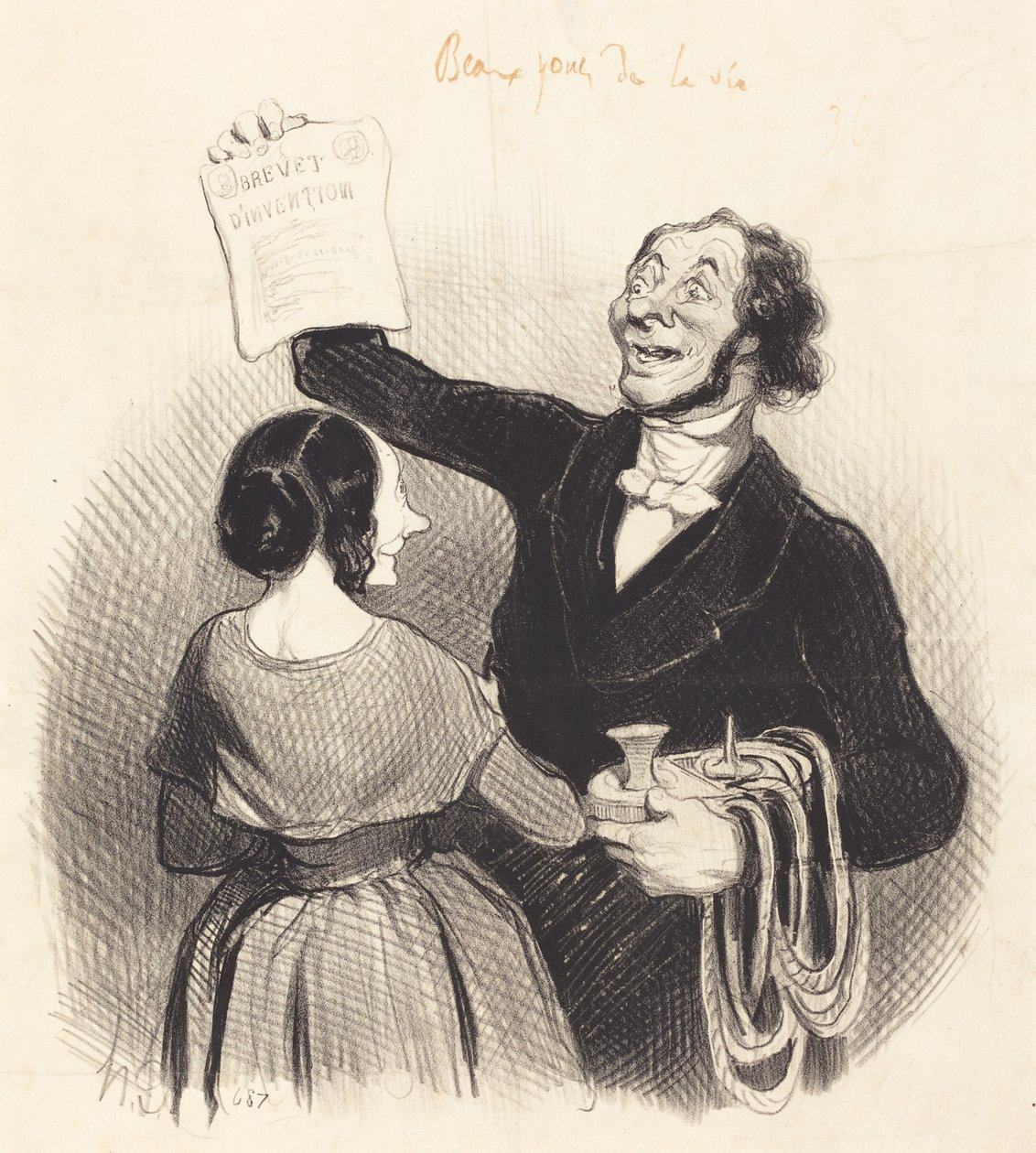 Endnu en stor mand af Honoré Daumier