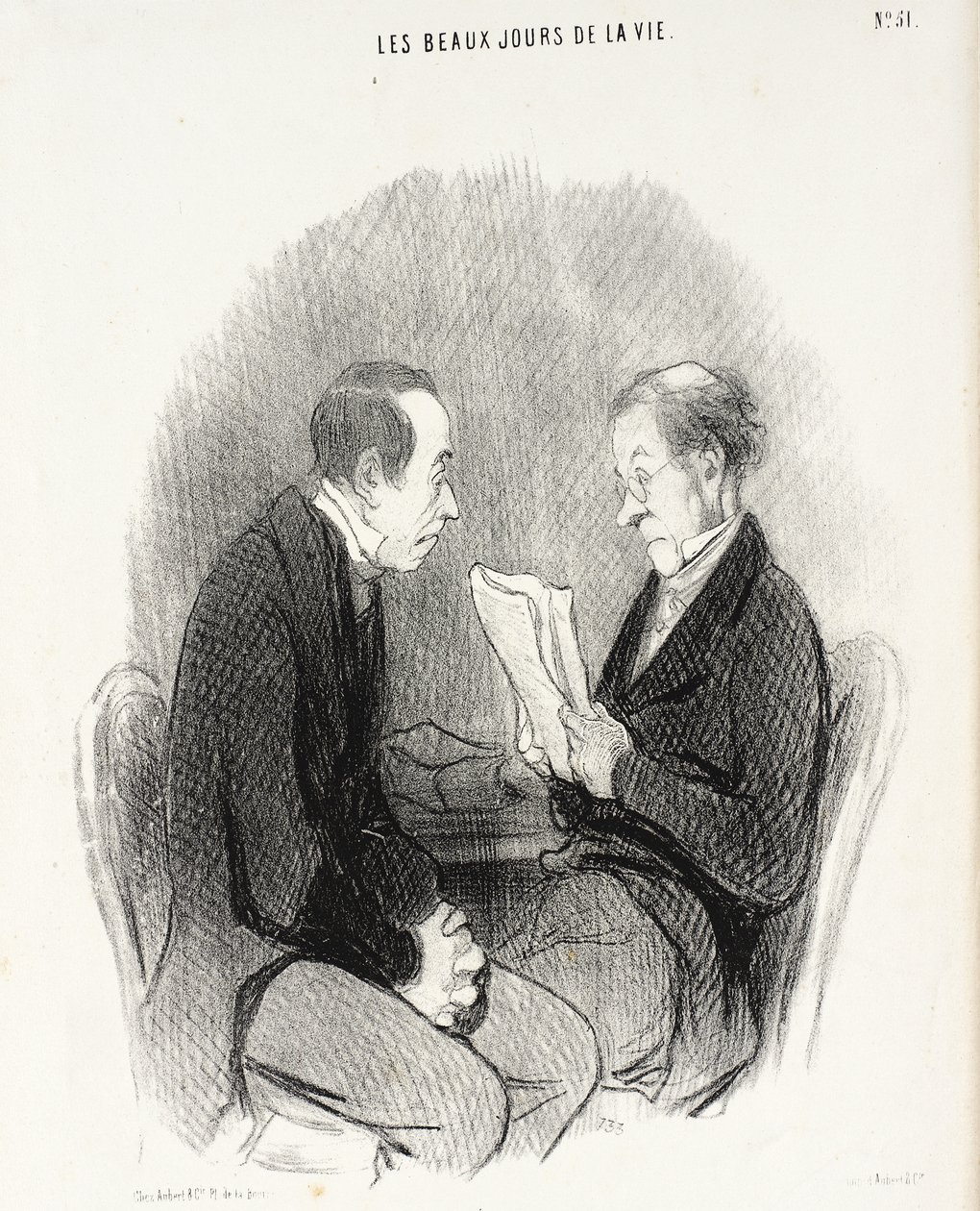 Et let manuskript af Honoré Daumier