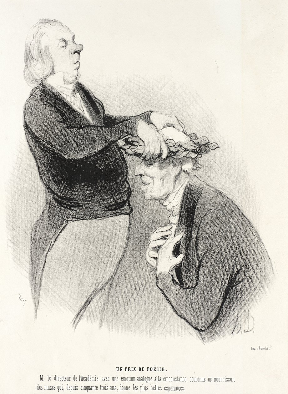 En poesipris af Honoré Daumier
