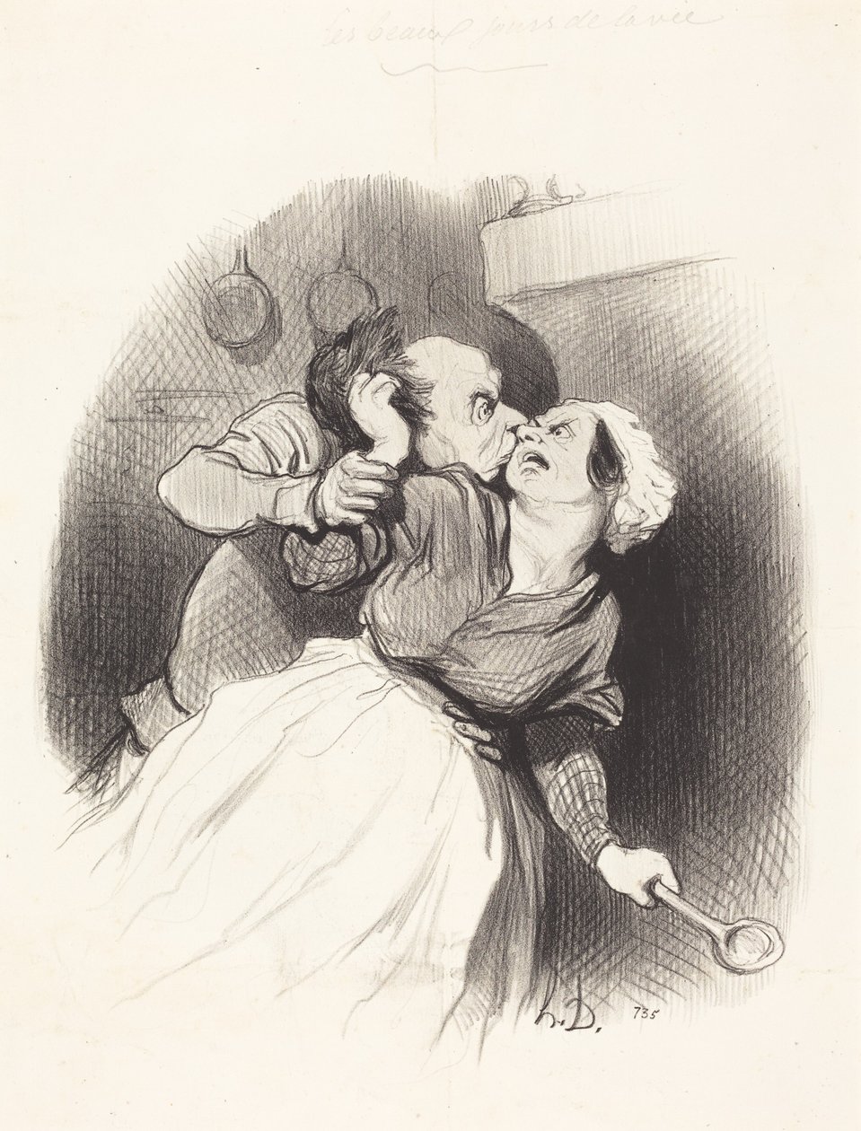 En tilbagevenden til ungdommen af Honoré Daumier