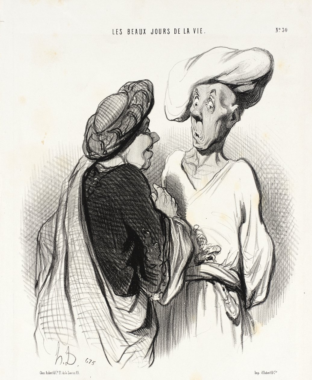 En skik i Indien af Honoré Daumier