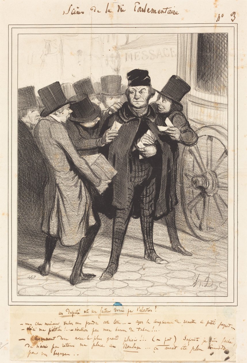 En fornøjelsestur til Paris af Honoré Daumier
