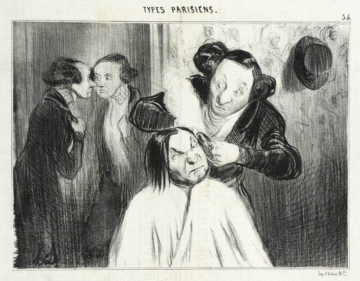 Et skud! af Honoré Daumier