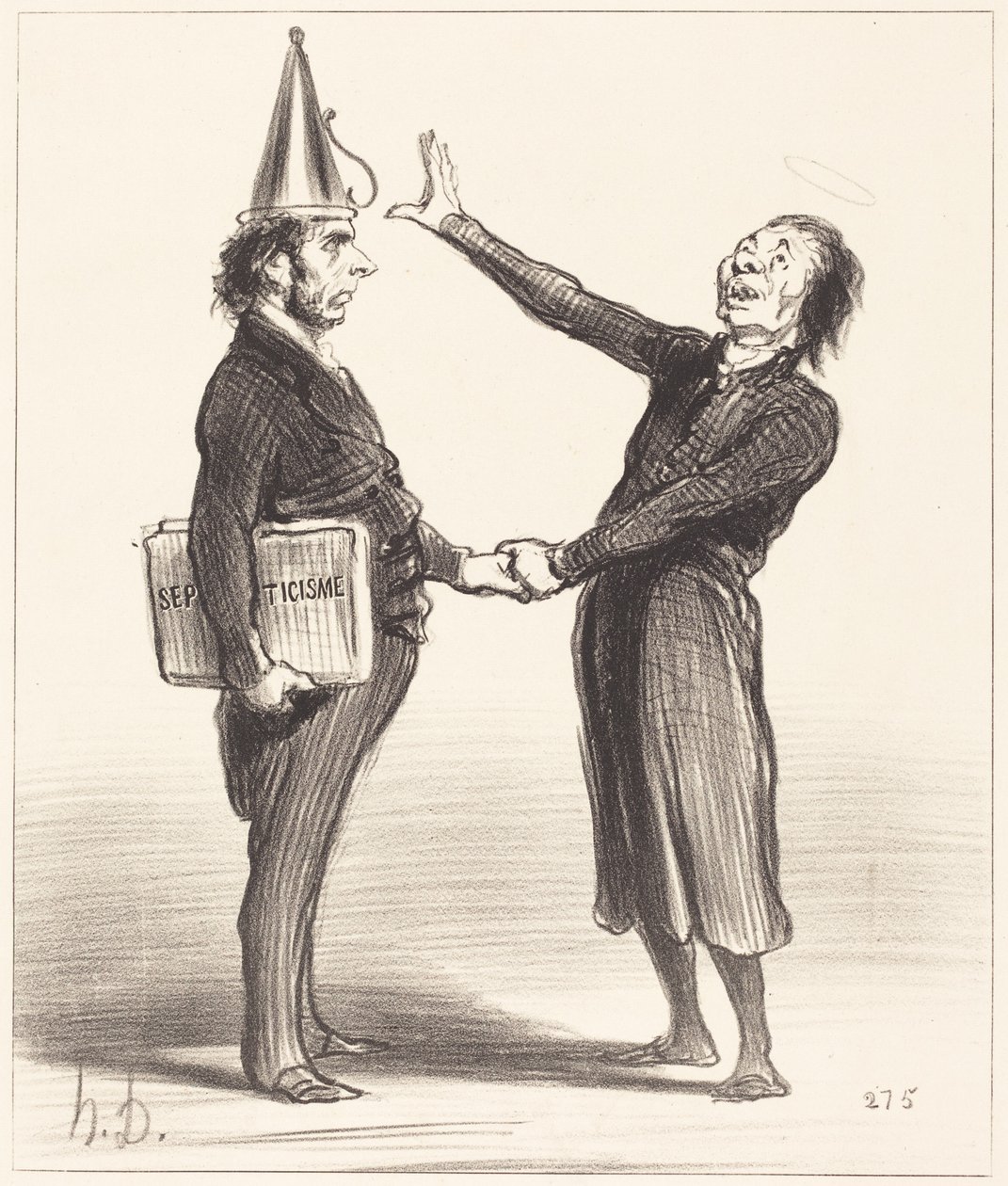 En alliance af Honoré Daumier