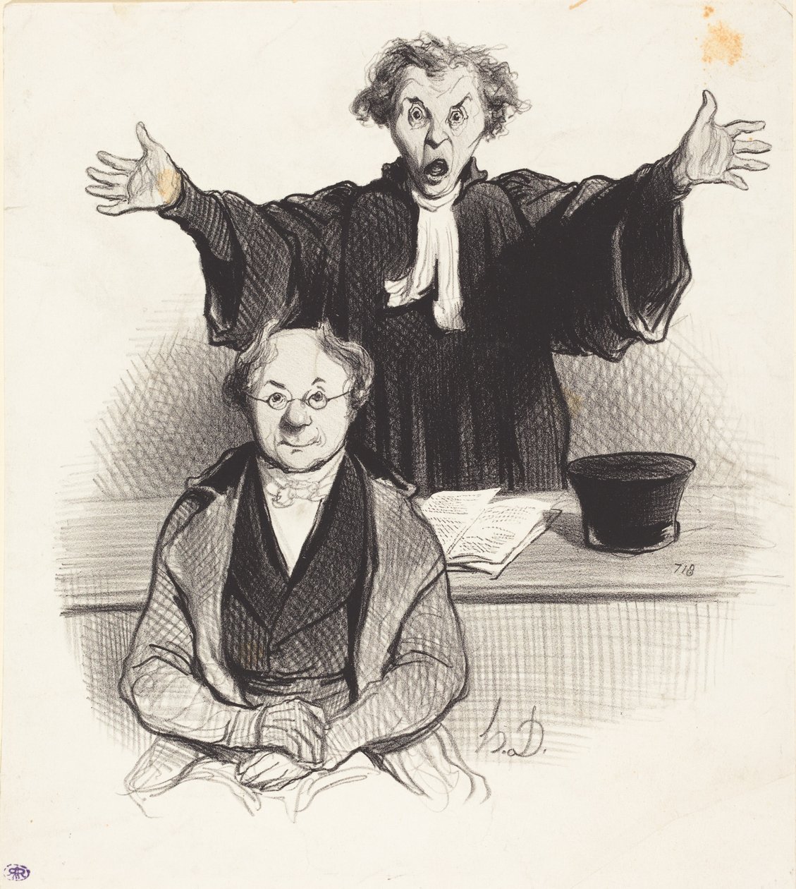 En anmodning om adskillelse af Honoré Daumier