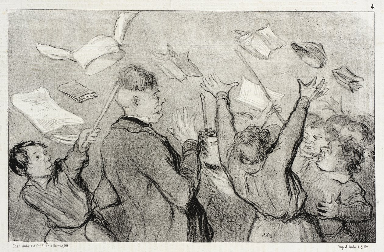 Et oprør af Honoré Daumier